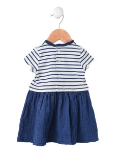 EOM - Robe EMOLY rayé indigo 2