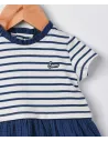 EOM - Robe EMOLY rayé indigo