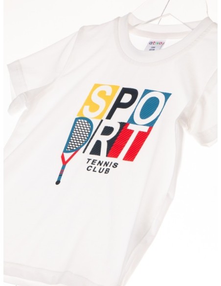 ATIVO - Tee-shirt Sport blanc