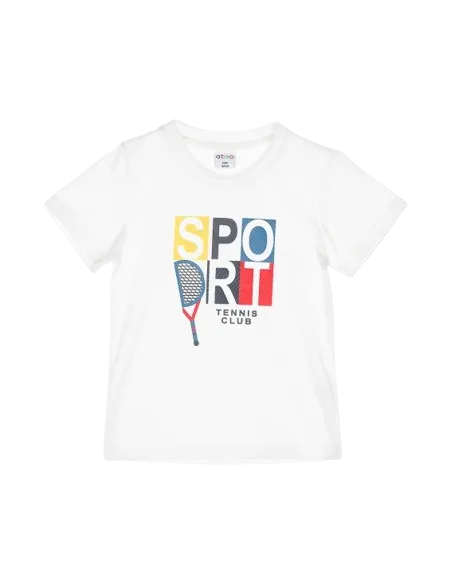 ATIVO - Tee-shirt Sport blanc