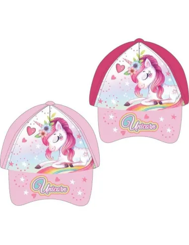 Casquette Licorne rose