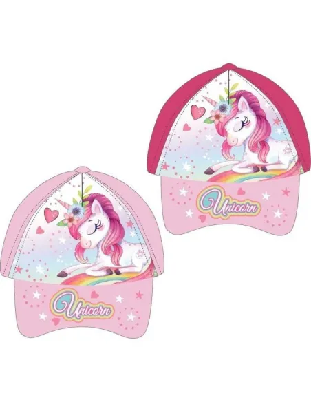 Casquette Licorne rose