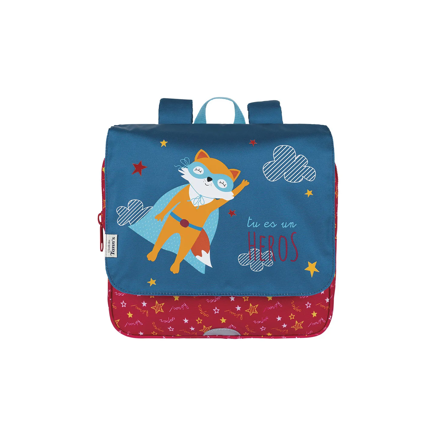 Cartable souple Super-héros L'école des Tann's