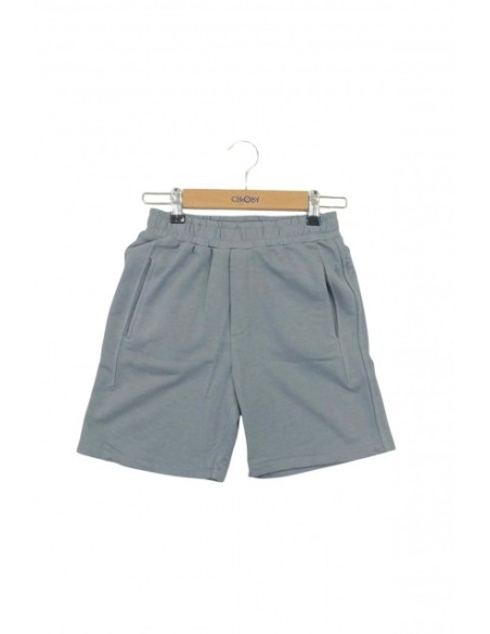 ELENA - Short garçon gris