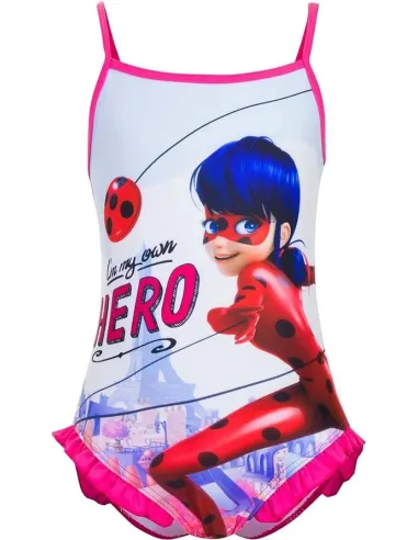 Disney - Maillot de bain Miraculous rouge/rose pas cher|La Boite de Ma