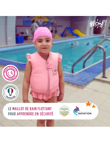 PLOUF - Maillot de bain flottant Rosy pas cher|La Boite de Magie