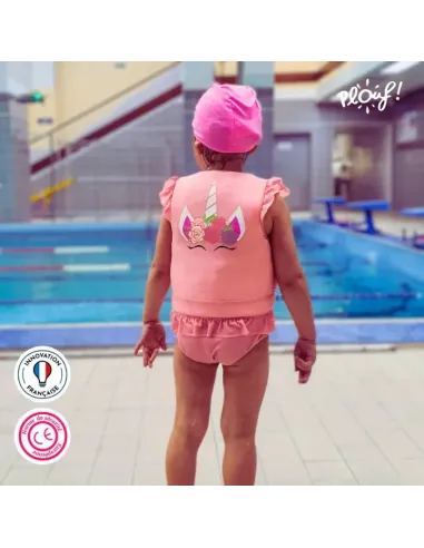 PLOUF - Maillot de bain flottant Rosy pas cher|La Boite de Magie