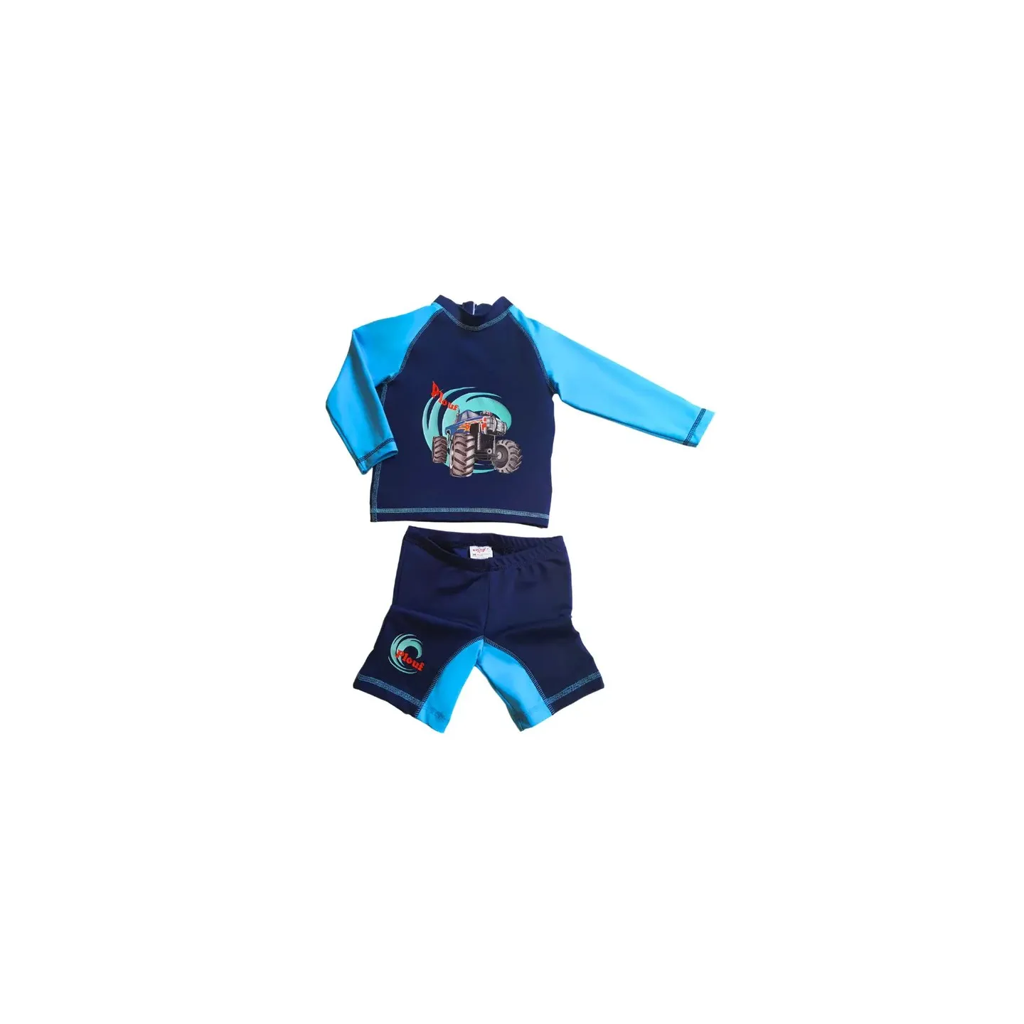 PLOUF - Ensemble Anti-UV garçon Monster Truck pas cher|La Boite de Mag