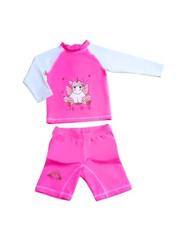 PLOUF - Ensemble anti UV fille Licorne