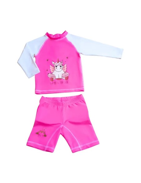 PLOUF - Ensemble anti UV fille Licorne
