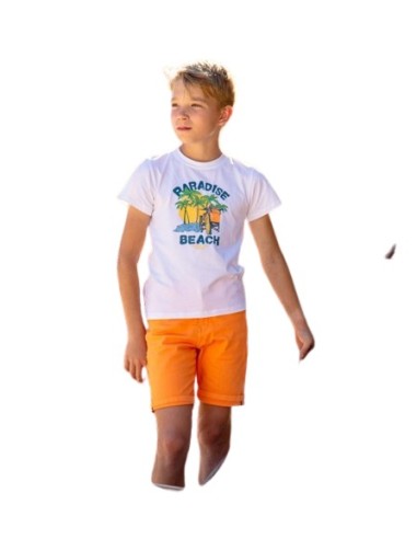 ATIVO - Tee-shirt Paradise Beach pas cher| La Boite de Magie
