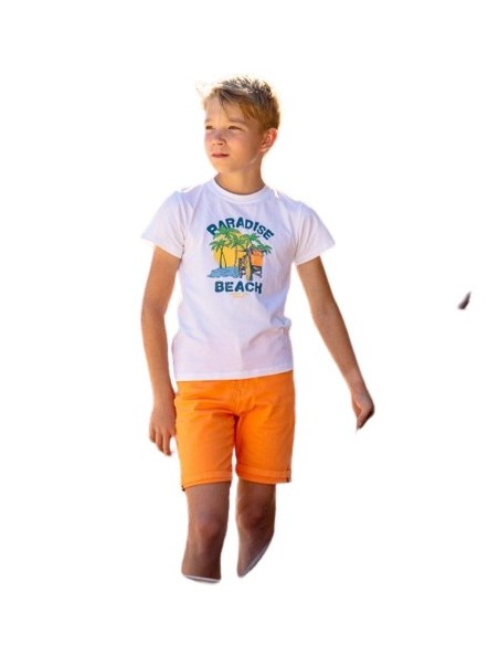 ATIVO - Tee-shirt Paradise Beach pas cher| La Boite de Magie