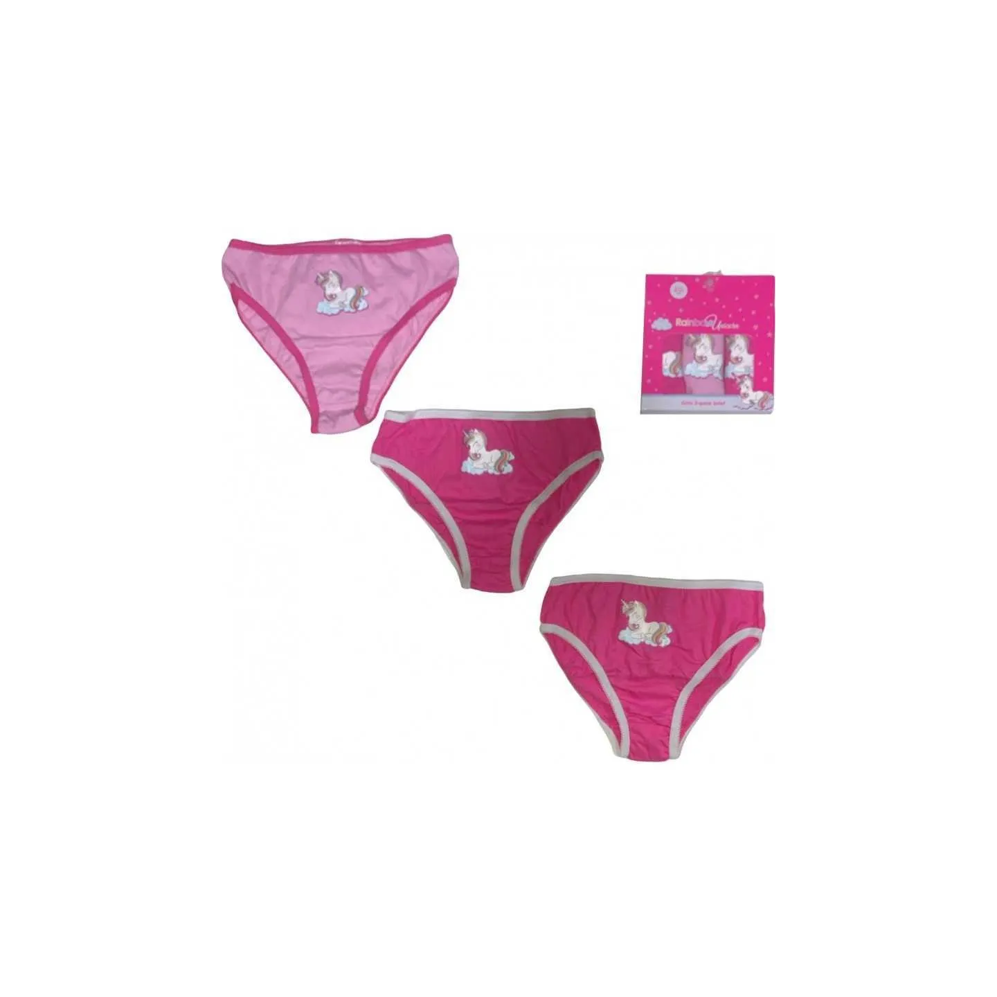 Boite de 3 culottes Licorne