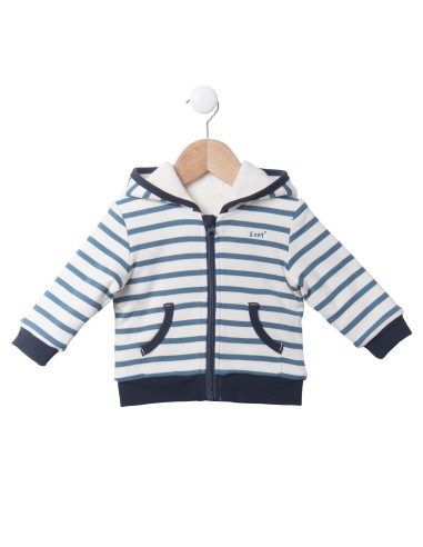 Elle est où la mer - Veste BANANOVA rayé bleu