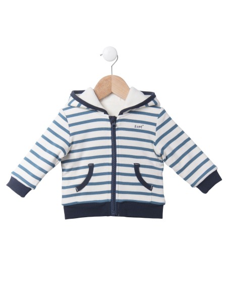Elle est où la mer - Veste BANANOVA rayé bleu