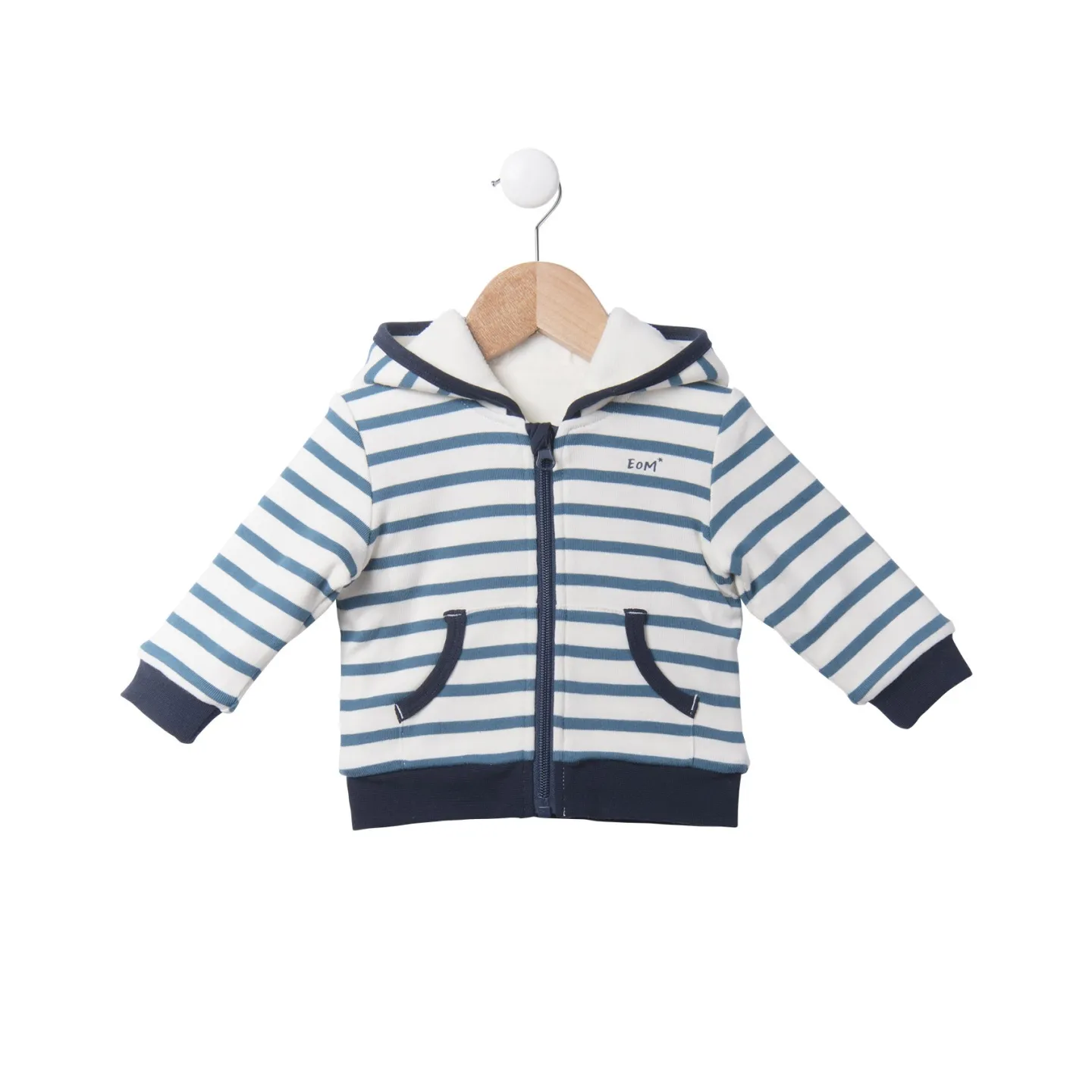 Elle est où la mer - Veste BANANOVA rayé bleu