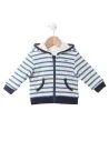 Elle est où la mer - Veste BANANOVA rayé bleu