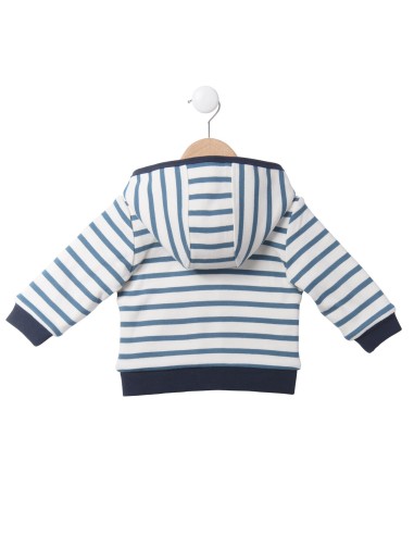 Elle est où la mer - Veste BANANOVA rayé bleu