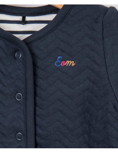 Elle est où la mer - Veste EVONI révérsible indigo pas cher|La Boite de Magie