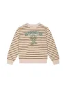ATIVO - Sweat Washington beige rayé pas cher|La Boite de Magie