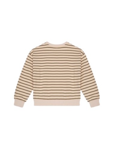 ATIVO - Sweat Washington beige rayé pas cher|La Boite de Magie