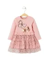 ELENA - Robe Deux Noeuds  rose pale