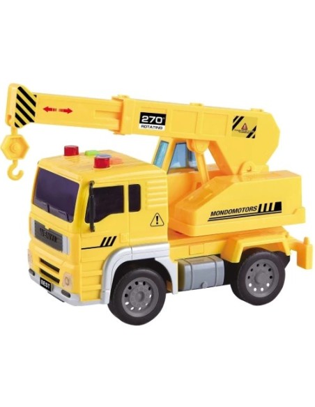 MONDO MOTORS - Camion Grue jaune